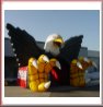 click for other views Heritage Christian Academy Rockwall Texas Eagles Football Mascot Tunnel